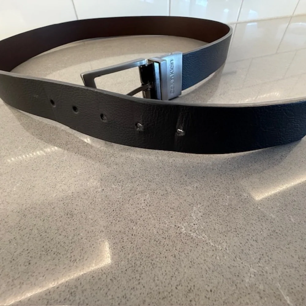 Men's Size 40 Calvin Klein BQK1 Size 40 Brown Belt